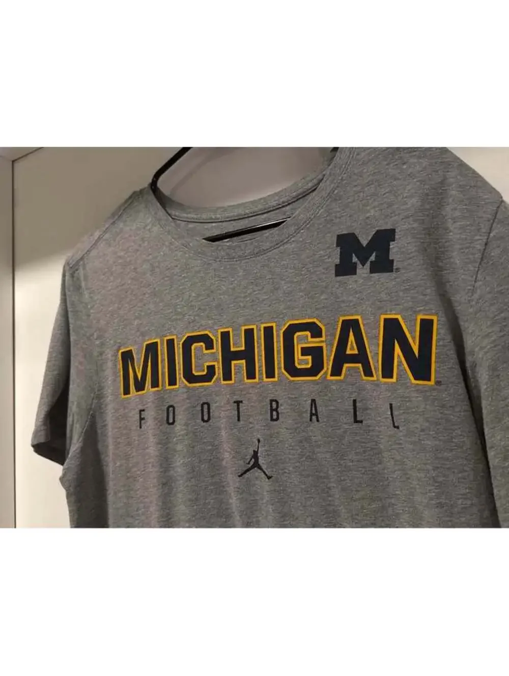 Large Jordan Michigan Football T-Shirt